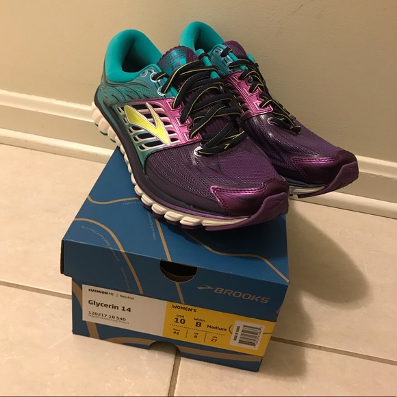 brooks women's glycerin 14 running shoe